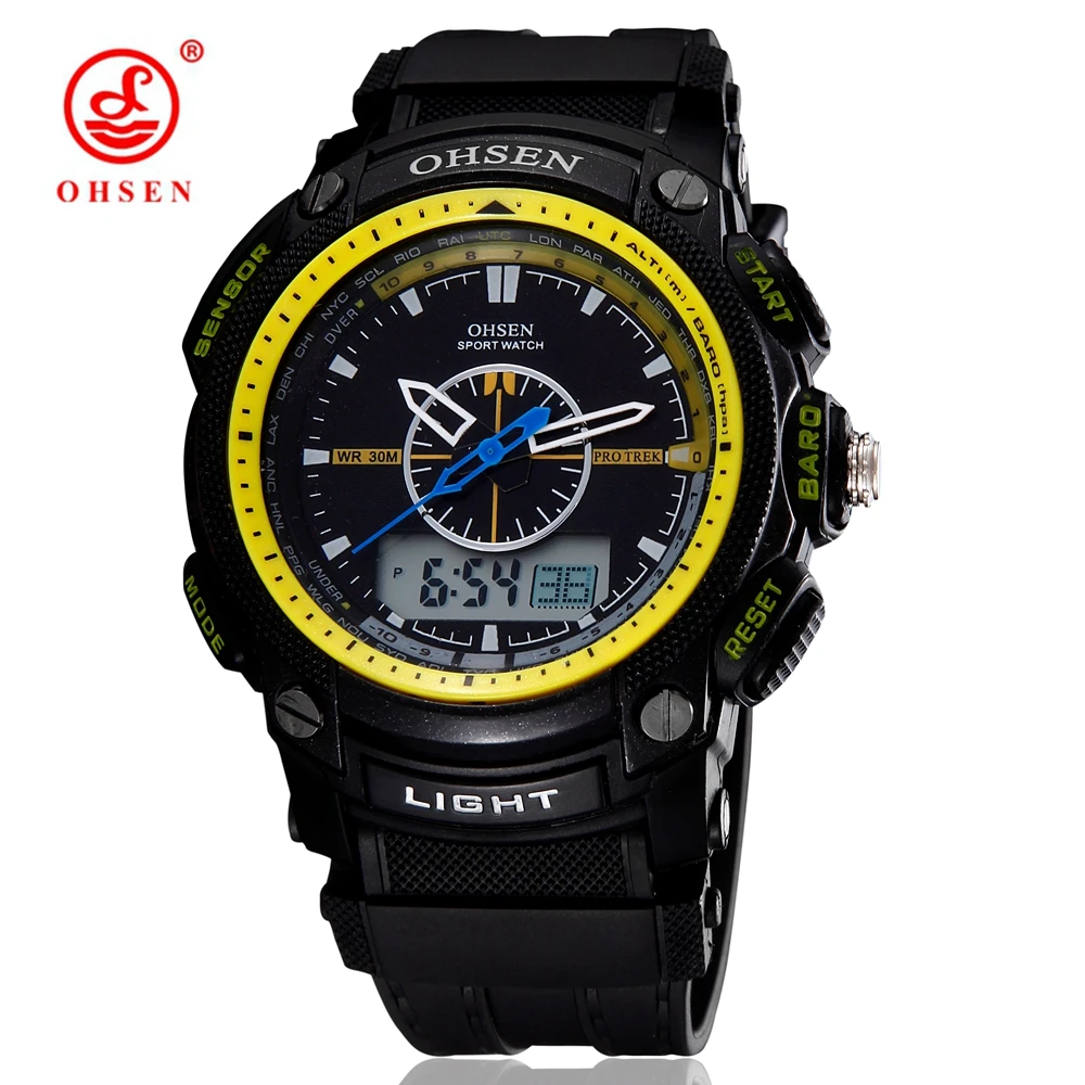 Relogio Masculino OHSEN брендовые военные цифровые часы спортивные Мужские Будильник Дата