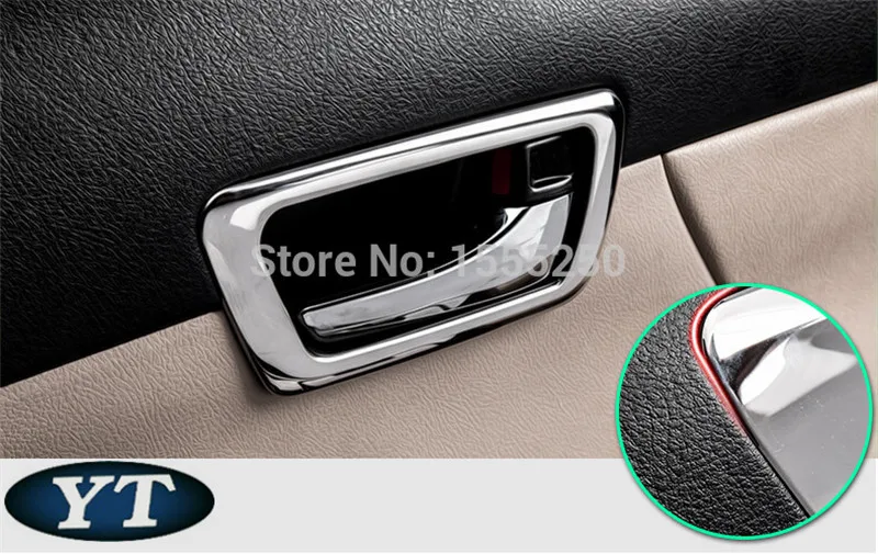 Авто Дверь внутренняя чаша наклейка Интерьер Литье для Toyota Camry 2012-,4 шт./лот, автомобильные аксессуары