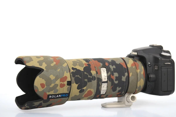 Камуфляжный водонепроницаемый чехол ROLANPRO для объектива Canon EF 70 200 мм F2.8 L IS II