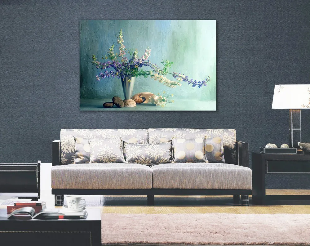 Одна панель Настенная картина цветок холст живопись в европейском стиле