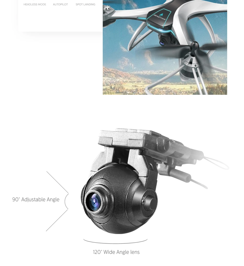 Оригинальный MJD FX8G GPS RC селфи Дрон Квадрокоптер rc самолет с 1080P Wifi FPV HD камера VS sjrc