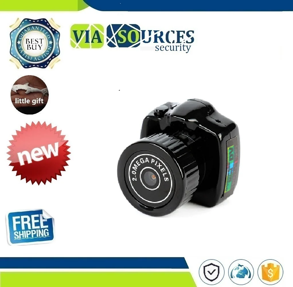 Y2000 мини Камера видеокамера HD 1080 P микро DVR Портативный веб камеры видео голос