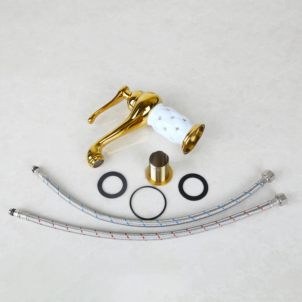 Медные керамические смесители для раковины в ванной комнате|deck mounted|single holefaucet brass