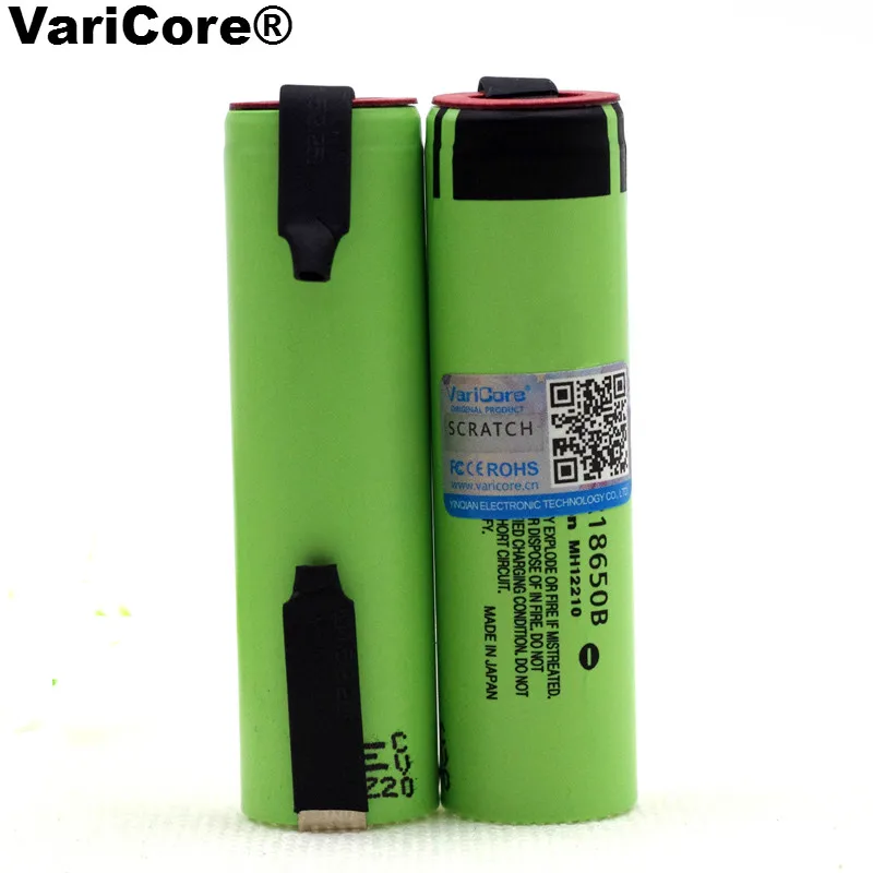 VariCore новый оригинальный NCR18650B 18650 литий ионная аккумуляторная батарея 3400 mAh 3 7 V DIY