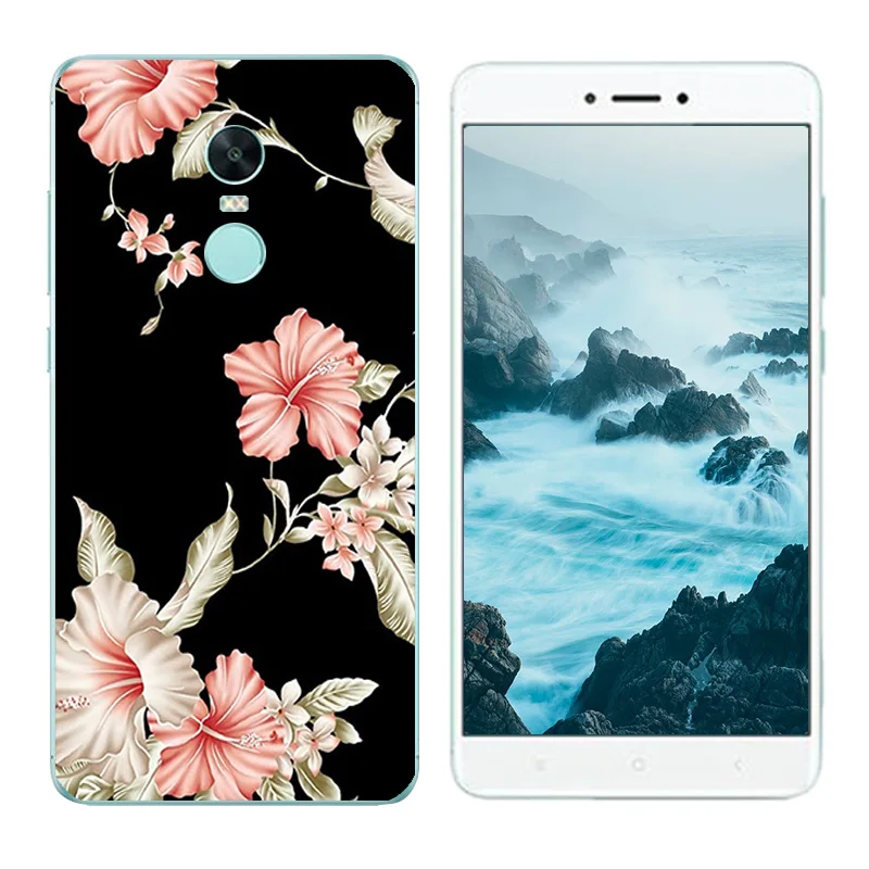 Case for Xiaomi Redmi Note 4X Soft Silicone Clear TPU Cover Character Printing Ultra Thin 4 X 5.5&quot |