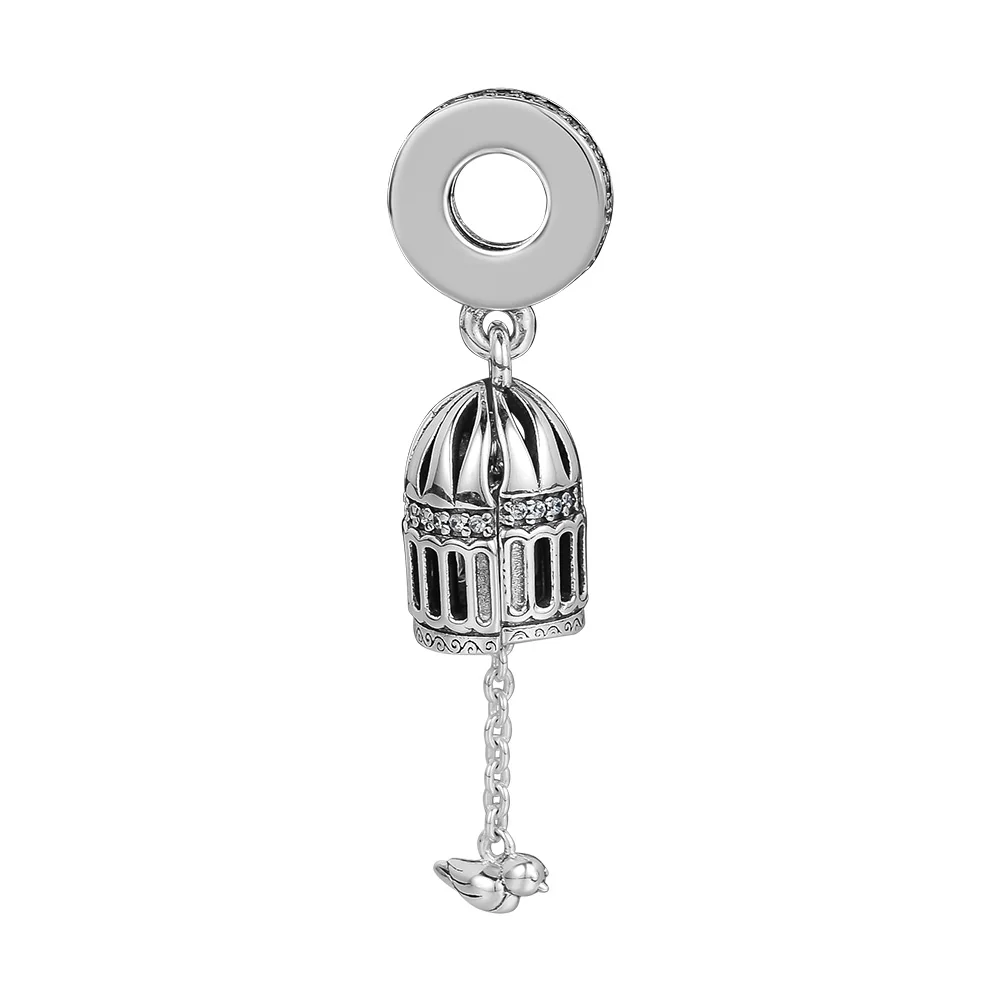 CKK подходят для браслетов Pandora браслет свободен как птица бусины Подвески
