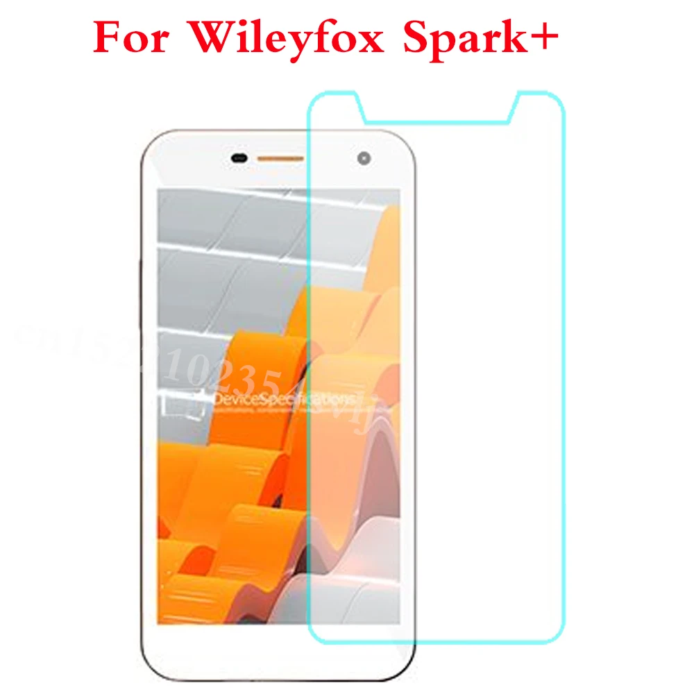 Закаленное стекло для смартфона Wileyfox Spark + защитная пленка чехол экрана телефона