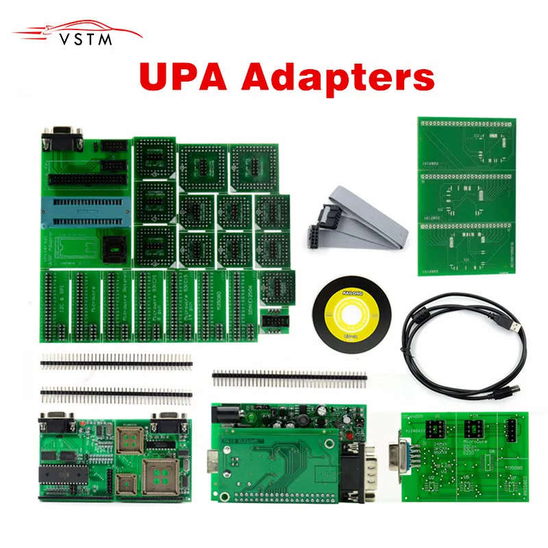 Диагностический инструмент UPA USB UPAUSB программатор с полным адаптером V1.3 ECU чип для