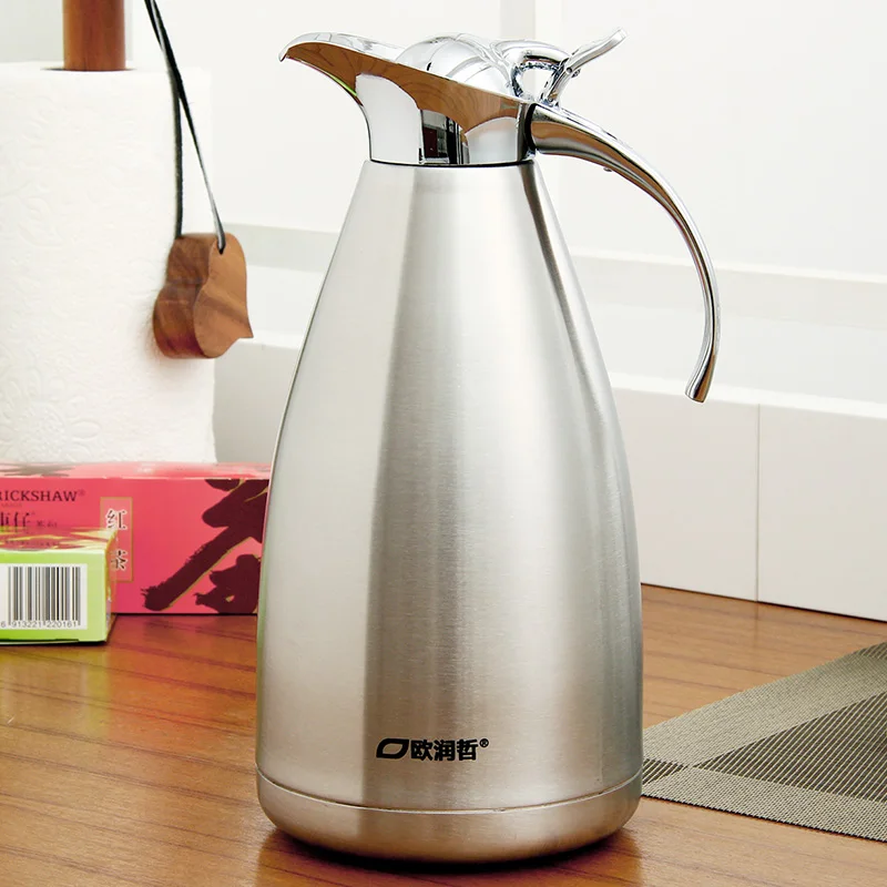 ORZ 304 нержавеющая сталь 2L термос изолированные вакуумные FlaskCoffee чашки для