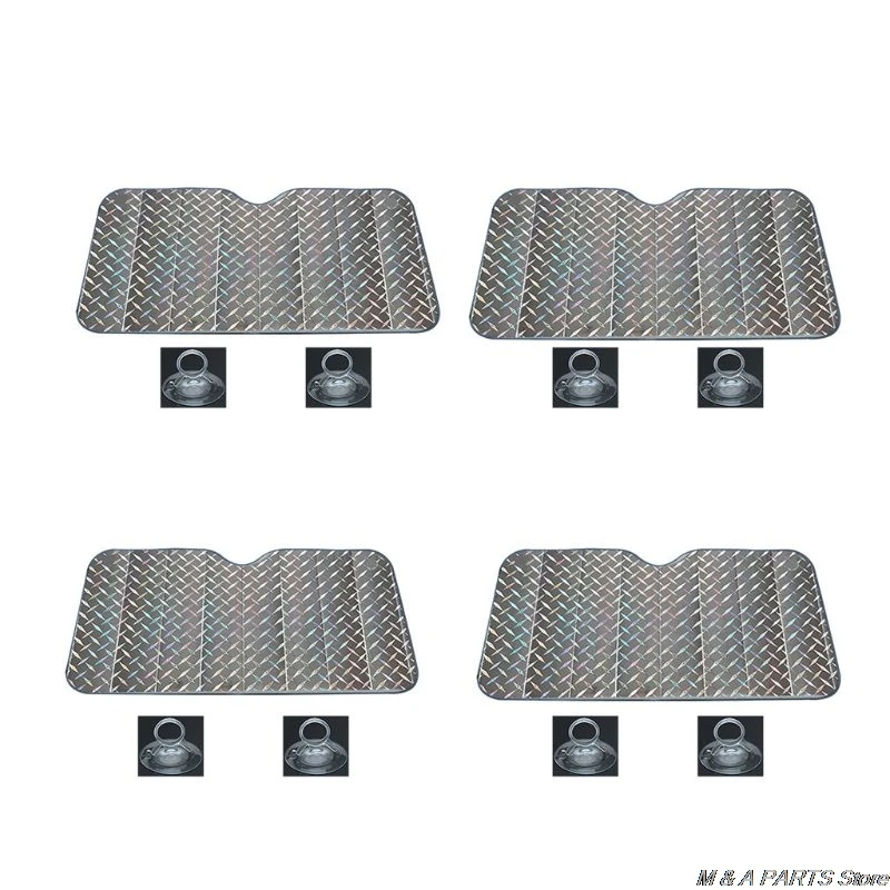 Windshield Sunshades Front Summer Shades Extra Thick Laser Sun Protection SUV Cross-country Block Sunshade Car | Автомобили и