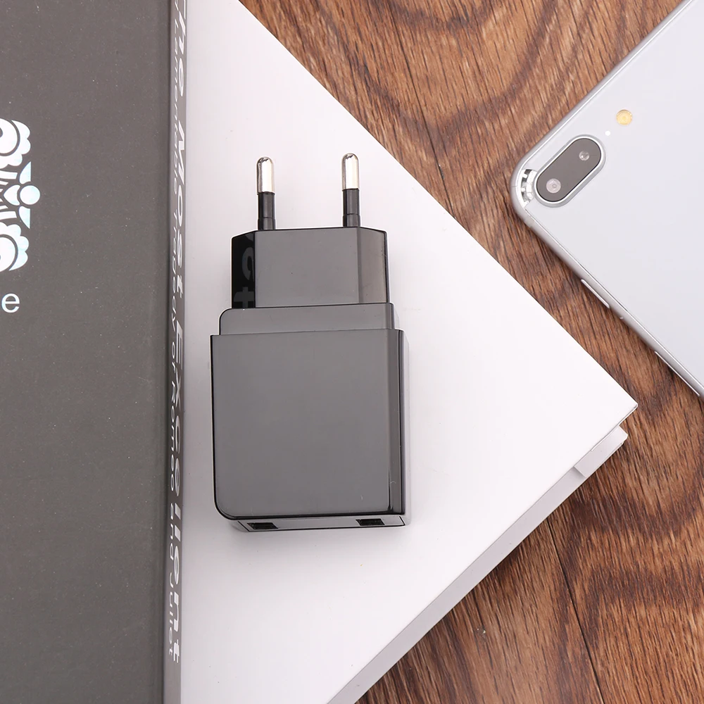 Зарядное устройство POWSTRO с цифровым экраном и 2 USB портами 5 В 4 А|Зарядные