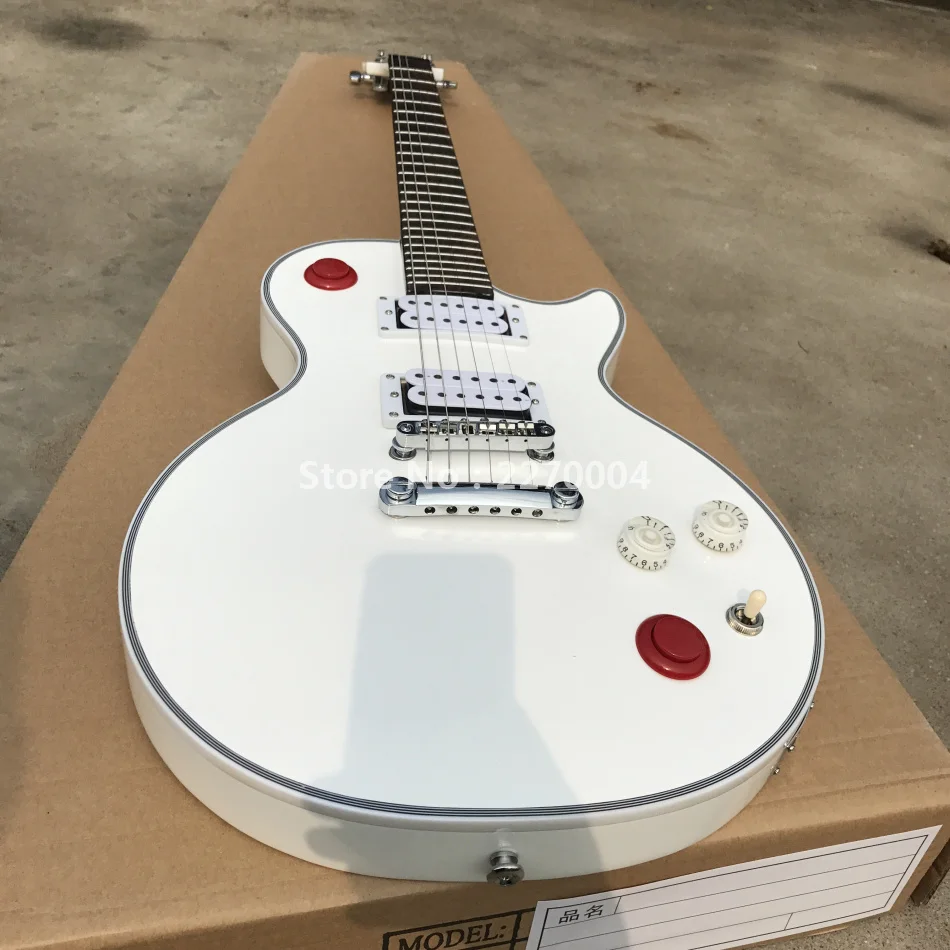 Wholesale - 2017 hot selling standard model white electric guitar custom free shipping | Спорт и развлечения