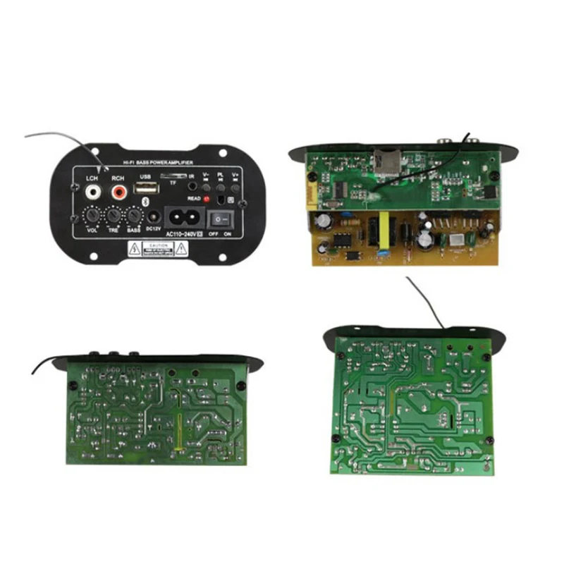 220 В 50 Вт Bluetooth HiFi бас аудио усилитель динамик USB TF MP3 FM сабвуфер динамик усилитель доска автомобильный аксессуар