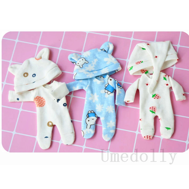 1 комплект Lovely Obitsu 11 кукольная пижама и чепчик для сна ob11 1/12 кукла BJD одежда