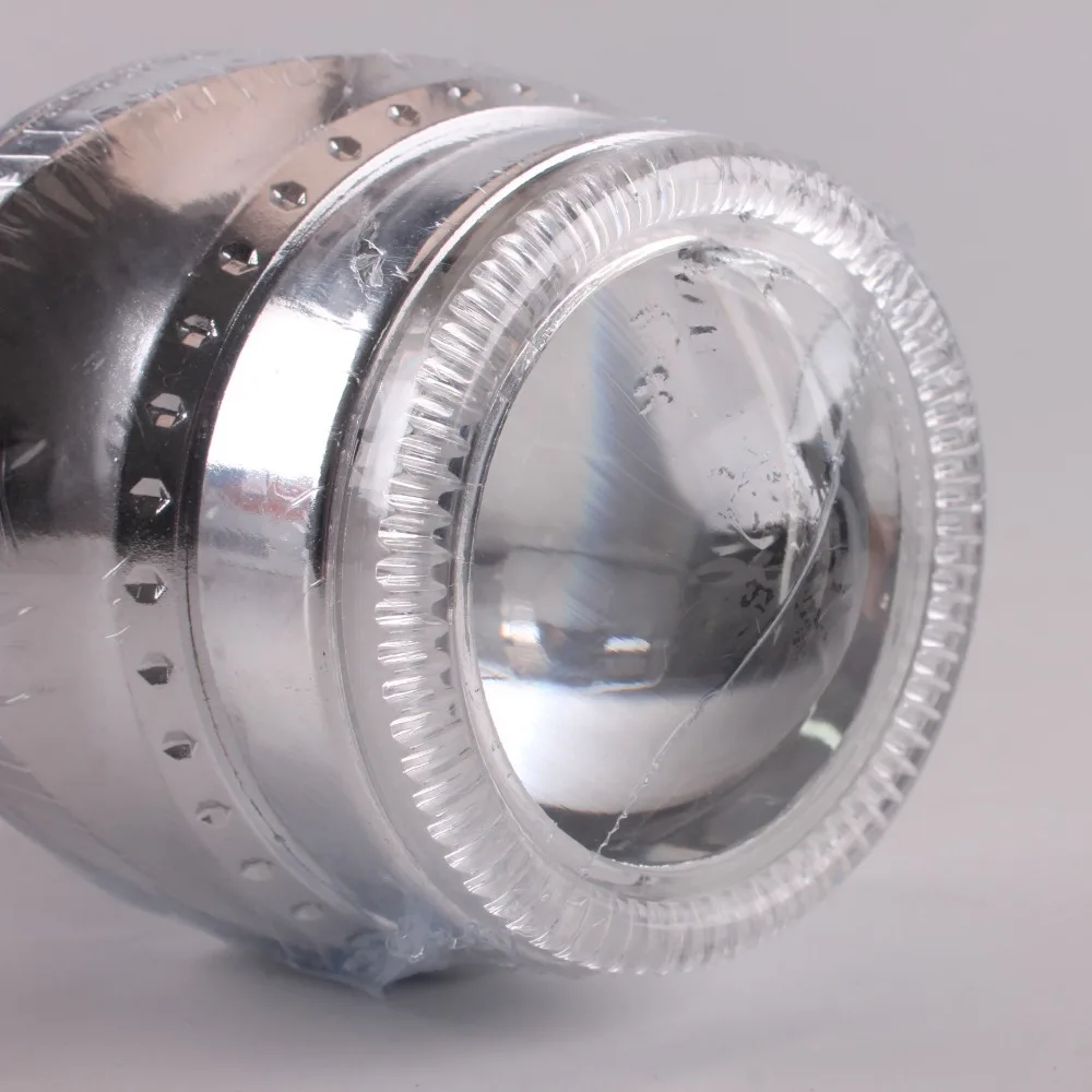 2 шт. HID объектив проектора фары 12 V 35 W 3400LM H7 H4 9006 Маленький Набор Сменные светодиодные лампы для автомобиля фары линзы с ангельские глазки
