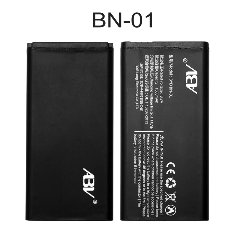 5 шт./партия BYD BN-01 1500 мАч Замена батареи bateria bn01 для Nokia Lumia X 1045 RM-980 RM 980 Нормандия BYD BN-01