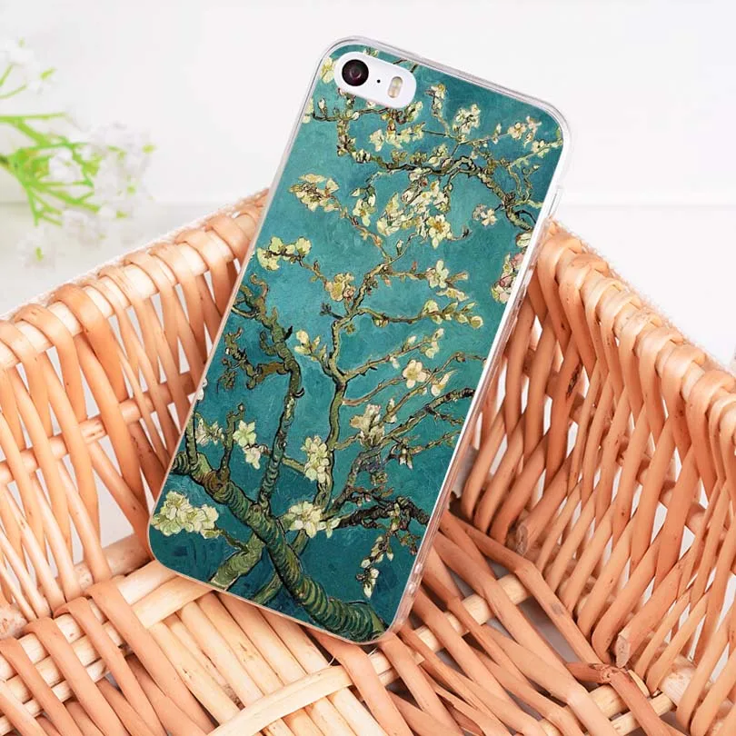 MaiYaCa Ван Гог Картина маслом тонкий сотовый Чехол для Apple iphone 11 pro 8 7 66S Plus X 5S SE XR XS MAX мобильных телефонов