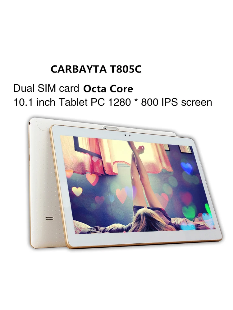 2019 10-дюймовый планшетный компьютер Pcs 2G 3G Android 7.0 8 Octa Core планшеты 4GB RAM 32 64 GB ROM WiFi GPS WPS IPS Bluetooth T805C