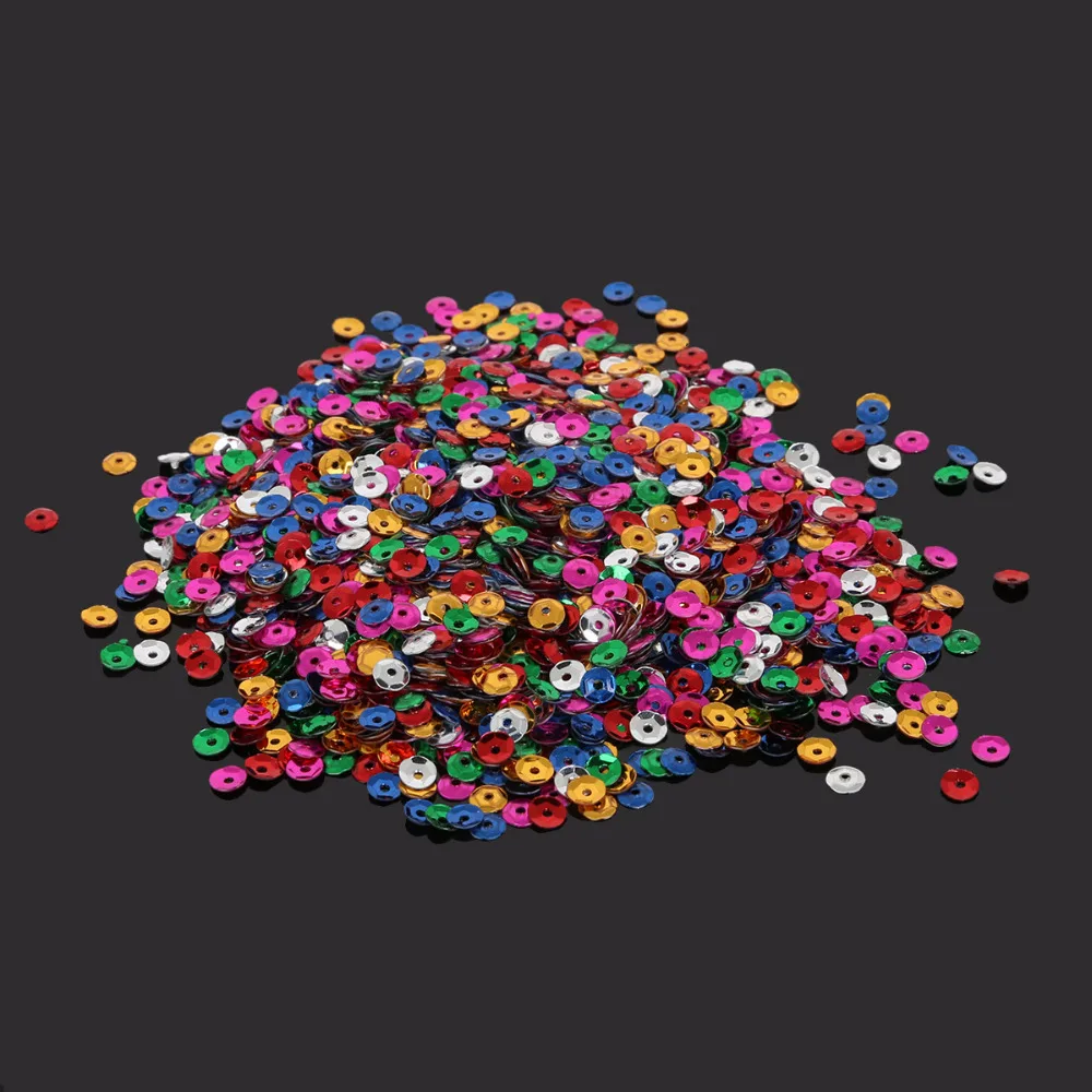 Круглые пайетки MixColor (1500 3500 шт.) для рукоделия аксессуары одежды скрапбукинг