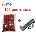 (100 + 1) шт. 4-8 мм красный Съемник безопасности с магнитной силой 5000gs и Антивор магнитные замки безопасности для модного магазина