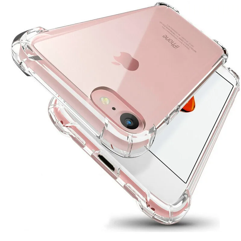 Прозрачный защитный чехол для iPhone 12 Pro XS Max XR кристальная полная защита