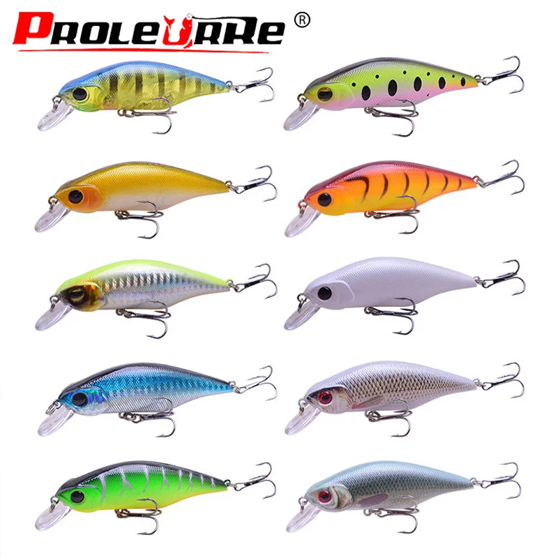 Proleurre 9 см 11 г Minnow воблеры приманки для рыбалки с крючками VMC плавающий карп