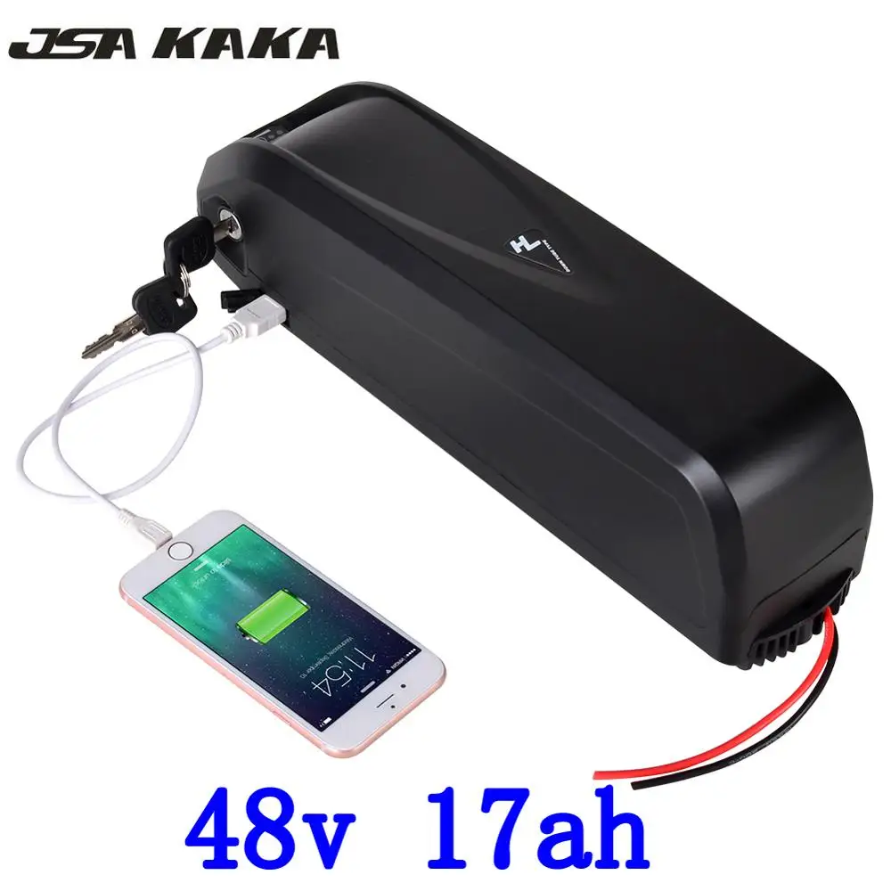 

48V 500W 750W 1000W Ebike Battery 48V 17AH Lithium Battery 48V 10AH 13AH 17AH 18AH Electric Bike Battery use LG cell+2A charger