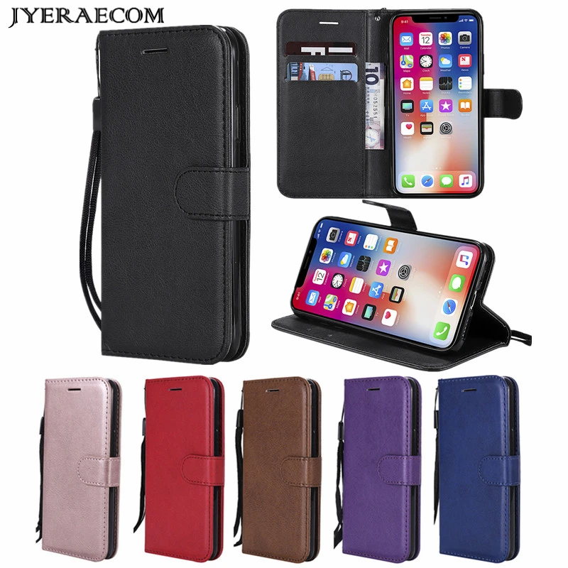 Чехол-книжка JYERAECOM из искусственной кожи + кошелек для Huawei Honor 10 lite P20 P8 P9 P10 2017 6A 7A P
