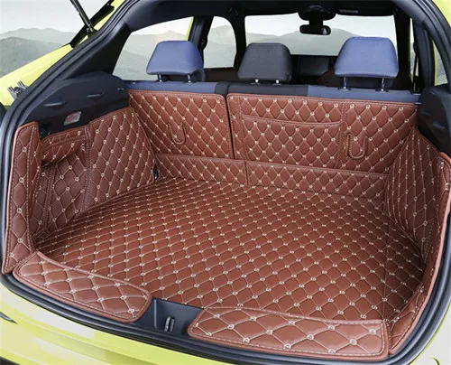 自動貨物ライナー車のトランクマットトヨタ Chr C Hr 2017 2018 2019 すべてに囲まれたカーペット刺繍革マット