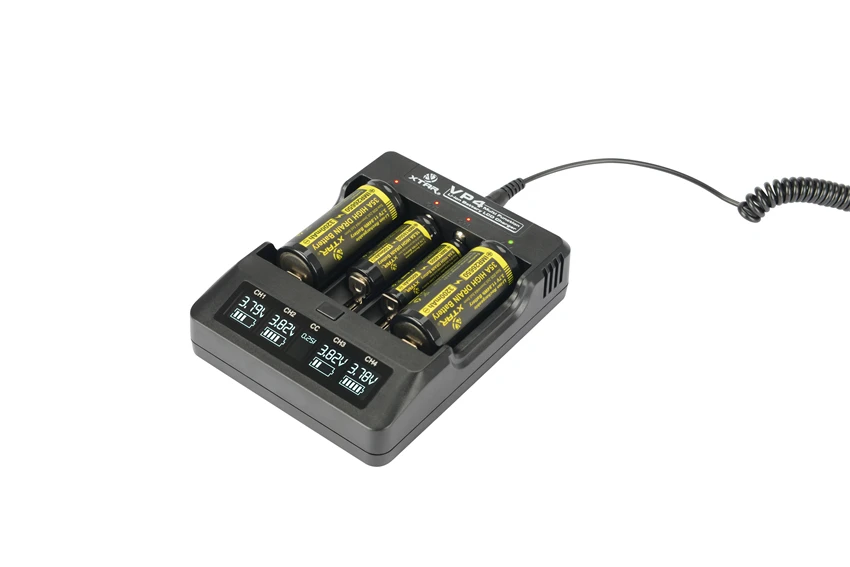 XTAR VP4 Universal Battery Charger Intelligent LCD Display For 18650 /22650/26650/32650/14500 Rechargeable Charging|display jewelry|display