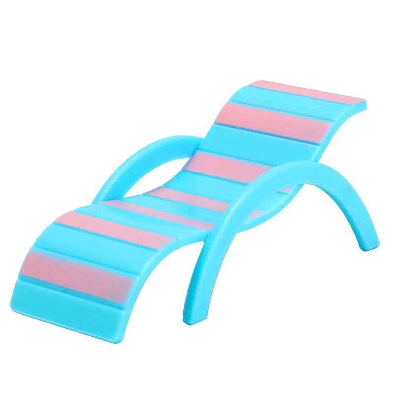 Прекрасный 4 шт./компл. дома мебель для кукол Пластик пляж сцены набор миниатюрный