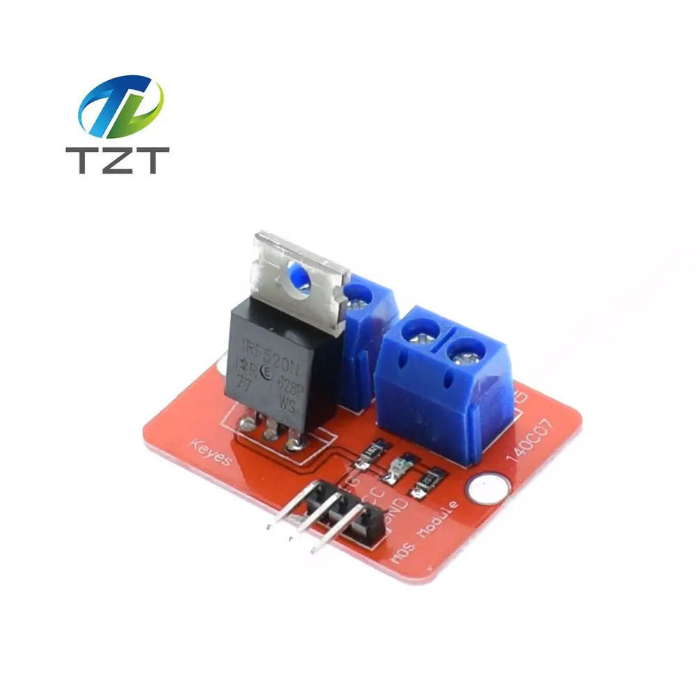 1 шт. 0-24 В Топ MOSFET Кнопка IRF520 MOS модуль драйвера для Arduino MCU ARM Raspberry Pi