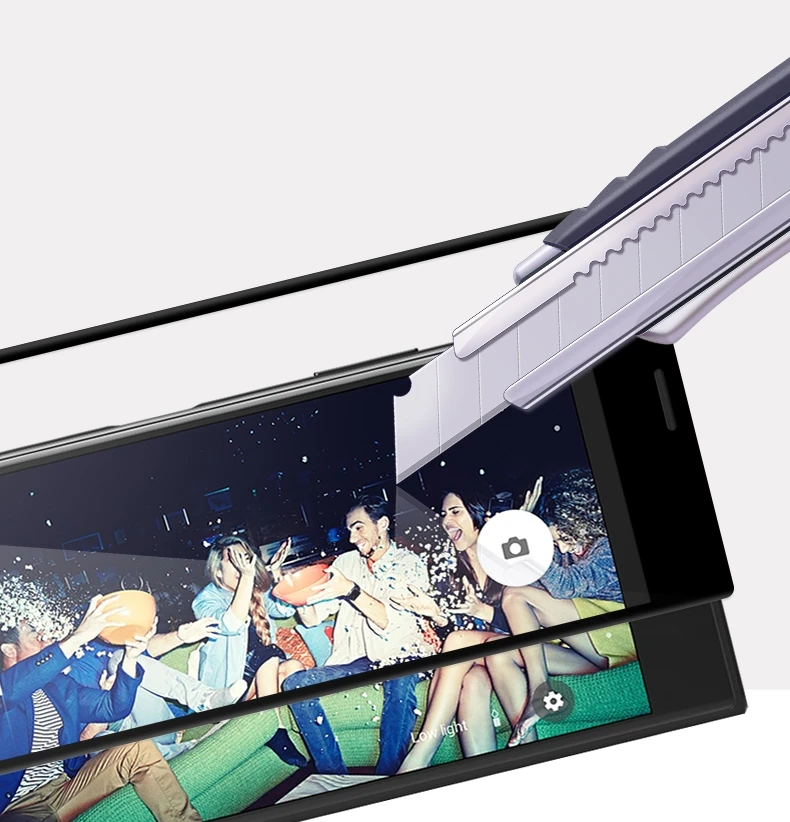 Для Sony Xperia XZ2 Compact XZ1 X 3D полное покрытие Закаленное стекло Защитная пленка для