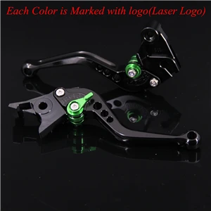 Color 19 RiderJacky CNC регулируемые 14,7 см Короткие Рычаги Тормозная система сцепления для Kawasaki ZXR400 ZXR 400 ZXR все годы - Цвет: Color 19