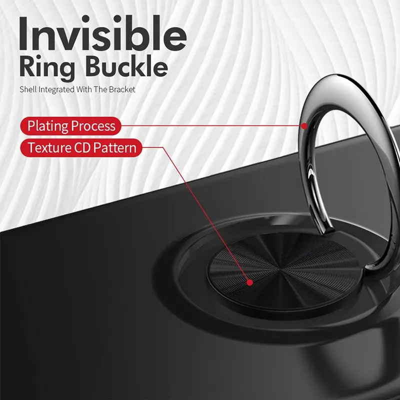 Finger Ring Magnetic Case For Huawei Honor 10 9 Lite Car Holder Cover 360 Rotating Stand Silicon Honor9 9Lite Coque |