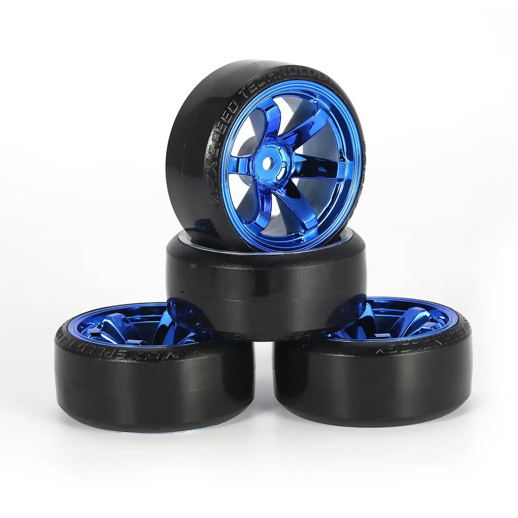 4 шт р/у дрейфующая игрушки шины для автомобилей PlasticTyre Набор Traxxas HSP Tamiya HPI RC на