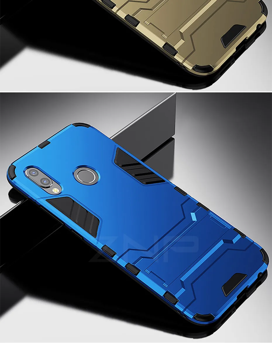 ZNP 360 Полный противоударный чехол для телефона huawei Nova 2 2s 3 3i 3e армированный защитный чехол для Honor Play V9 play держатель чехол