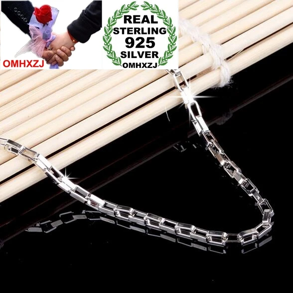 OMHXZJ оптовая продажа модная простая Женская и Мужская короткая цепочка 18 20 дюймов