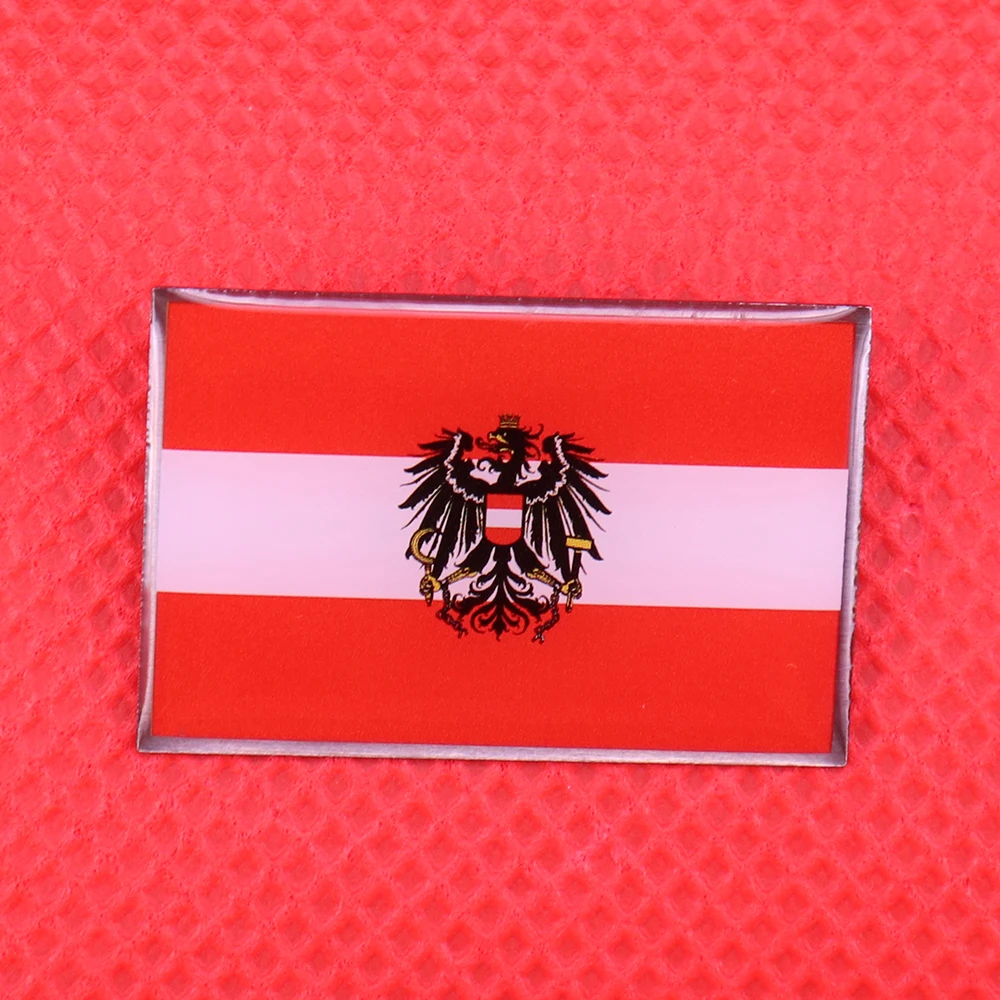 Флаг Австрии pin Пособия по немецкому языку империи щит с орлом брошь австрийский Национальный эмблема значок для мужчин рубашка ювелирных изделий в виде патриотического подарок