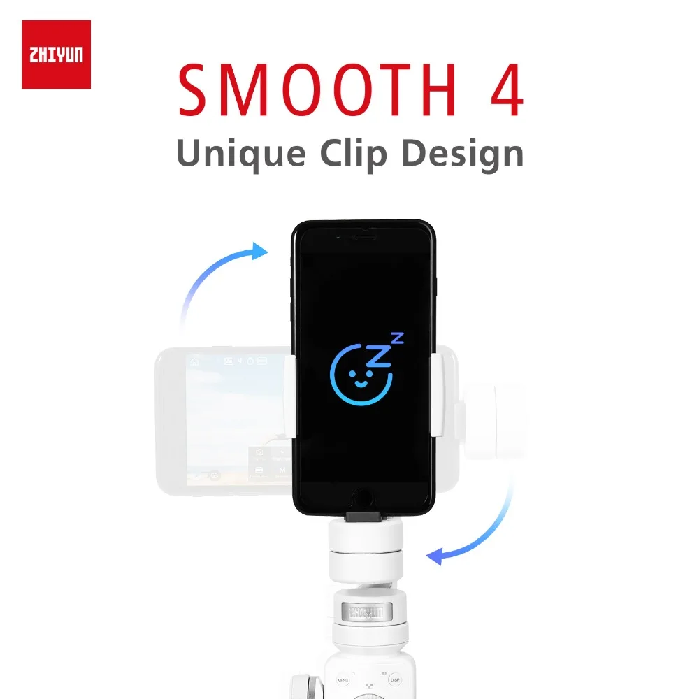 Zhiyun Smooth 4 3 осевой портативный смартфон сотовый телефон видеокамеры Стабилизатор