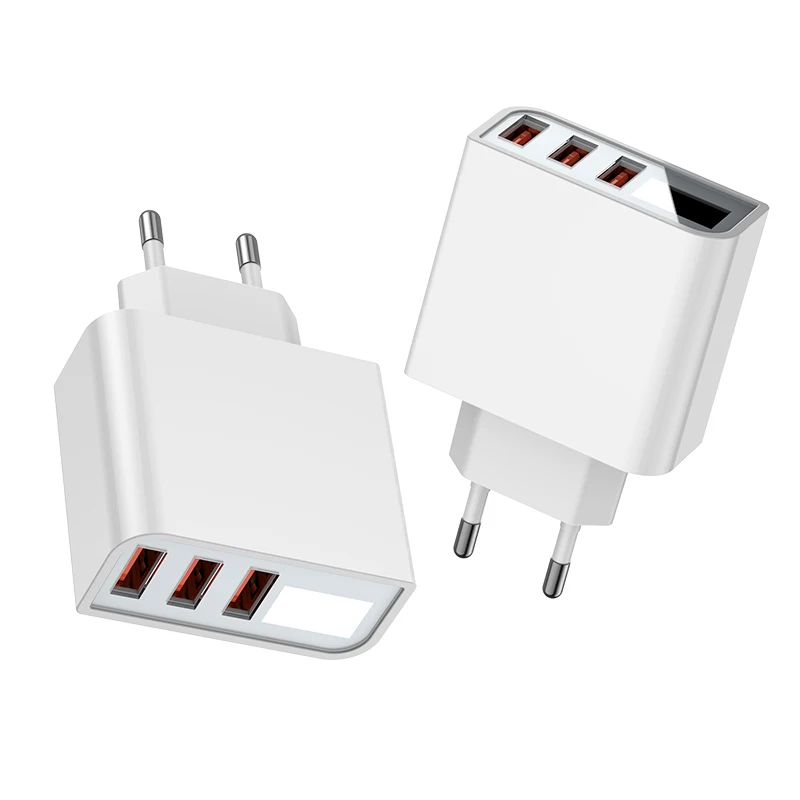 GUSGU 3 порта USB зарядное устройство для телефона светодиодный дисплей Макс 4 A