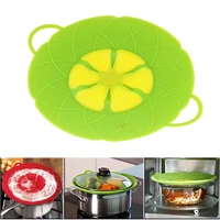 multi function cooking tools flower cookware parts silicone boil over spill lid stopper oven safe for potpan cover 10 color r