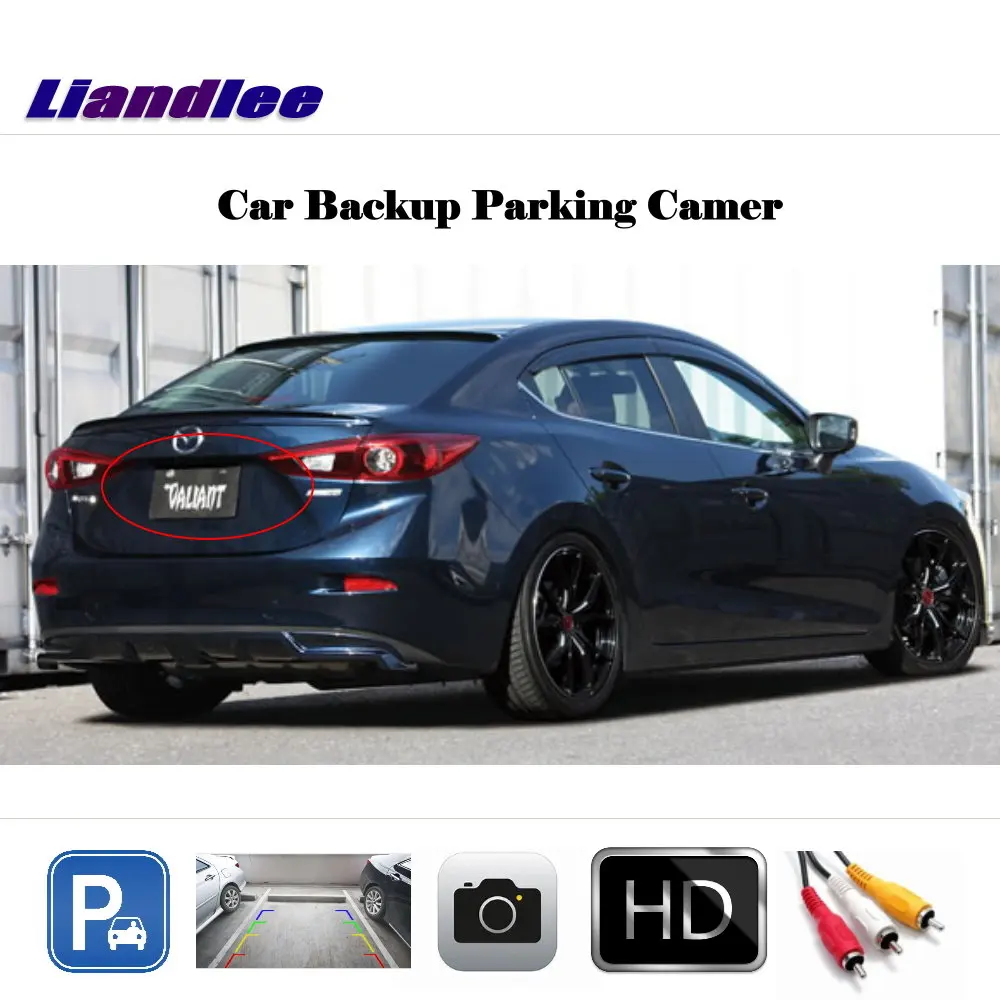 Автомобильная камера заднего вида Liandlee (6 в) для Mazda 3 Mazda3 Axela BM Sedan 2013 ~ 2016