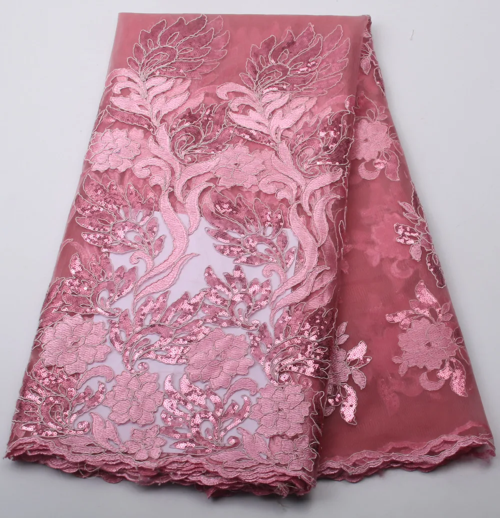 Свадебная кружевная ткань высокого качества нигерийская сетчатая с камнями