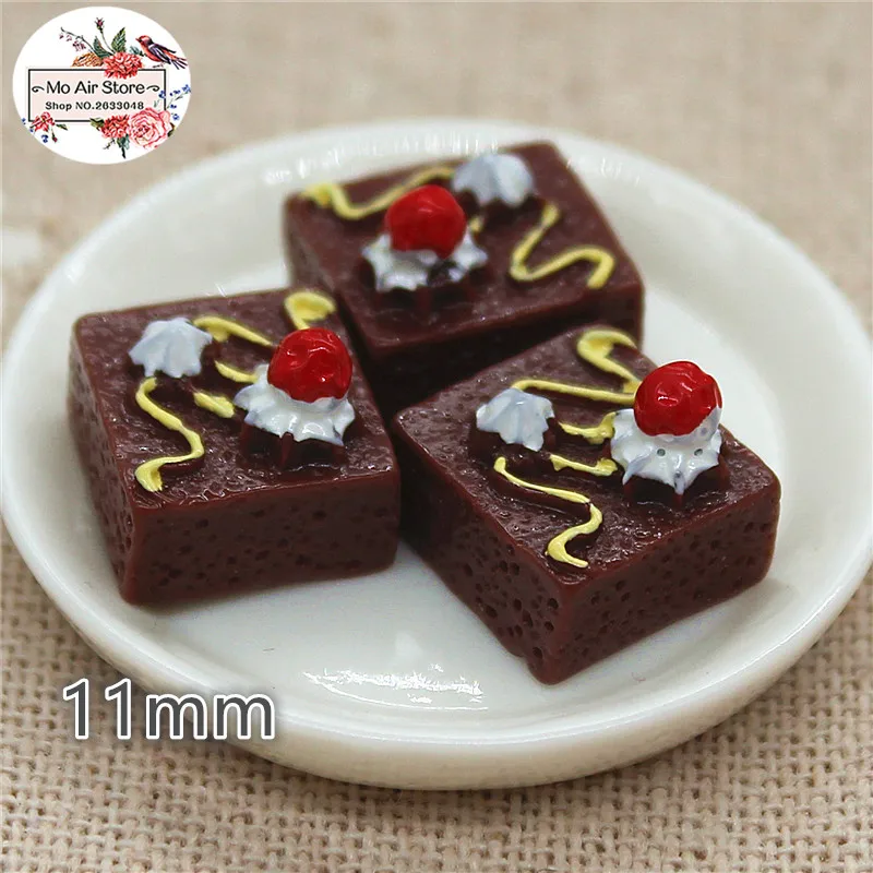 10 шт. миниатюрные украшения для шоколада клубники | Дом и сад