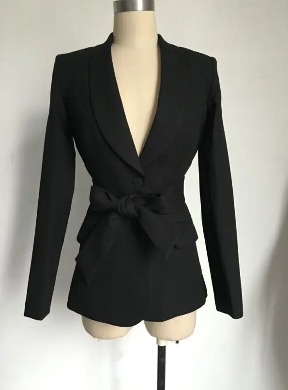 Женские официальные костюмы J095 с длинным рукавом и поясом|suits formal|suit suitsuits ladies |