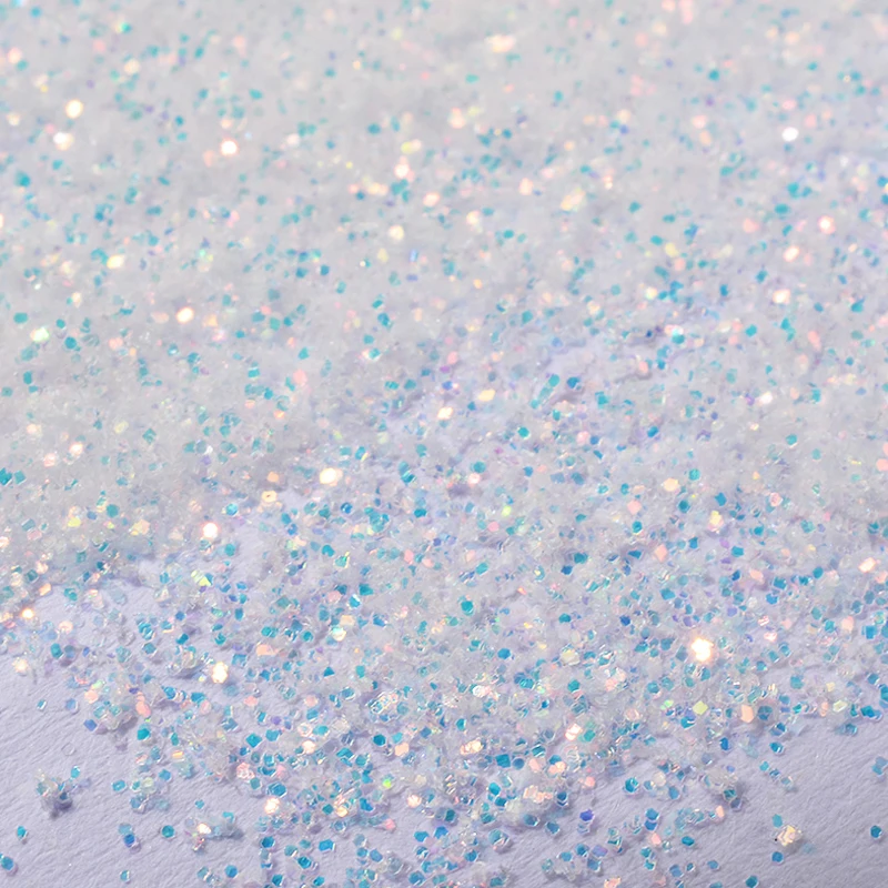 6 шт./компл. белые блестки для дизайна ногтей блестящий порошок голографическая