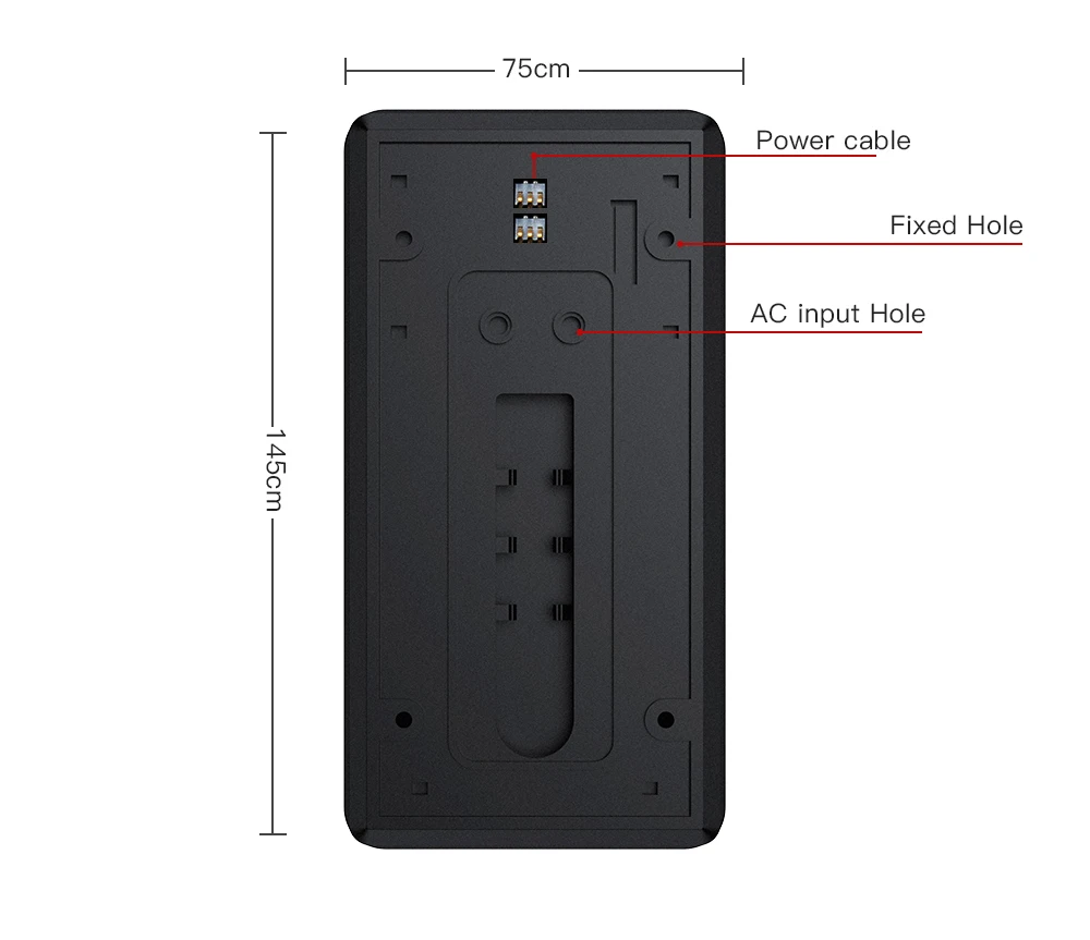 SDETER Беспроводной IP wifi видео дверной звонок видеодомофон wifi дверной Звонок камера ночного видения PIR сигнализация камера безопасности Android IOS