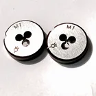 Бесплатная доставка, 2 шт., пресс-формы 9sicr M1M1.2M1.4M1.5M.16M1.7M1.8M2.0M2.2M2.3M2.5M2.6M3.0 для металлических заготовок, резьба