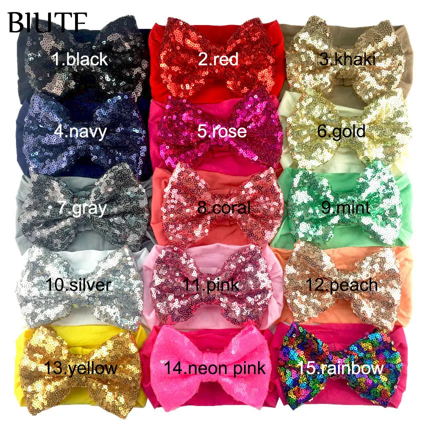 1 шт./лот широкая нейлоновая эластичная повязка на голову с 4 5 ''грязной